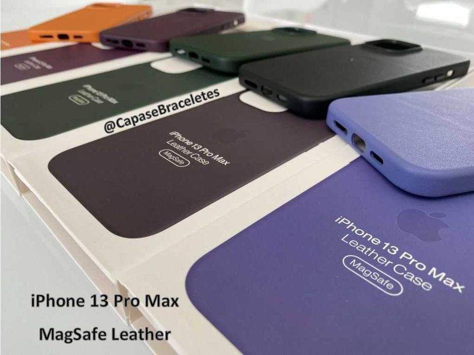 Capas em Pele MagSafe para iPhone 13 Pro Max