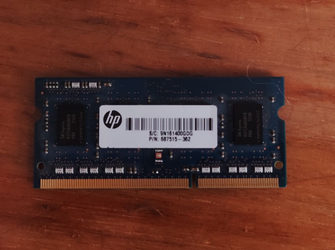 Оперативна пам'ять 4 Гб DDR3L SODIMM HP 1600 MHz