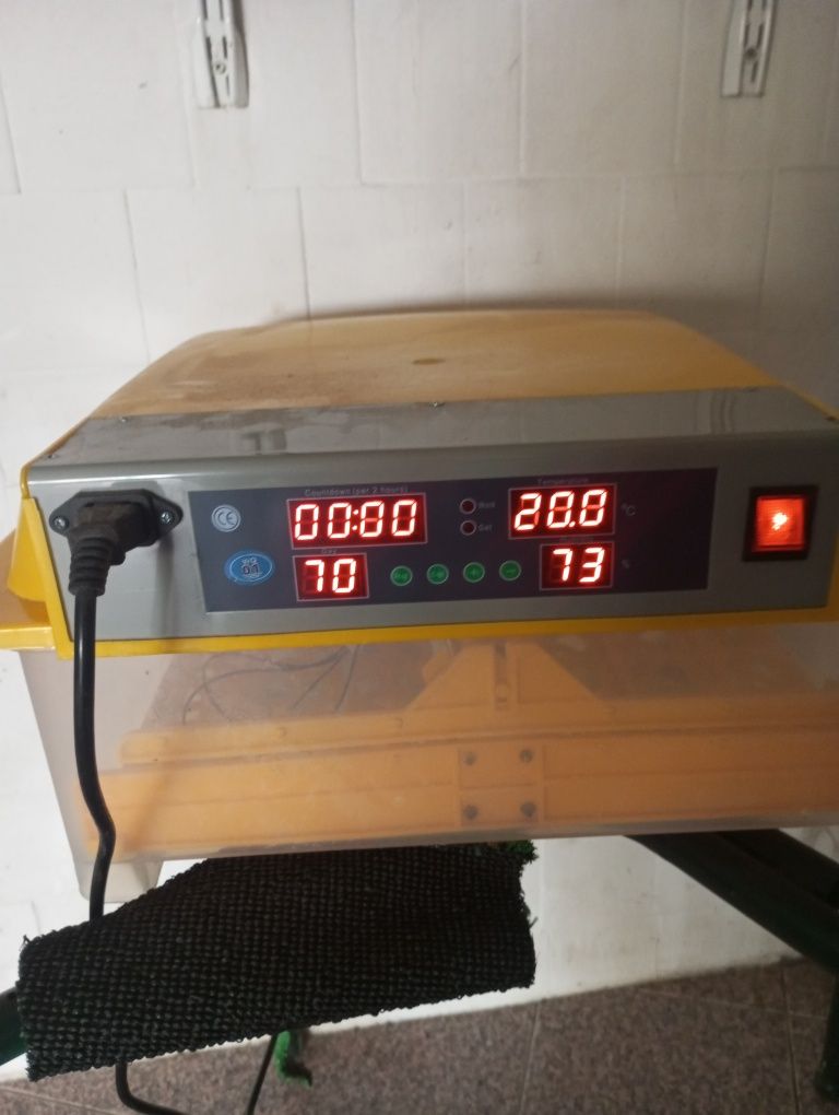 Vendo chocadeira de 48 ovos e outra de 12 ovos