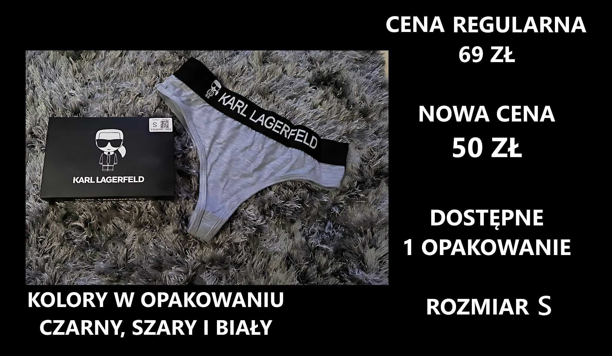 3 pak stringi KARL rozmiar S WYPRZEDAŻ