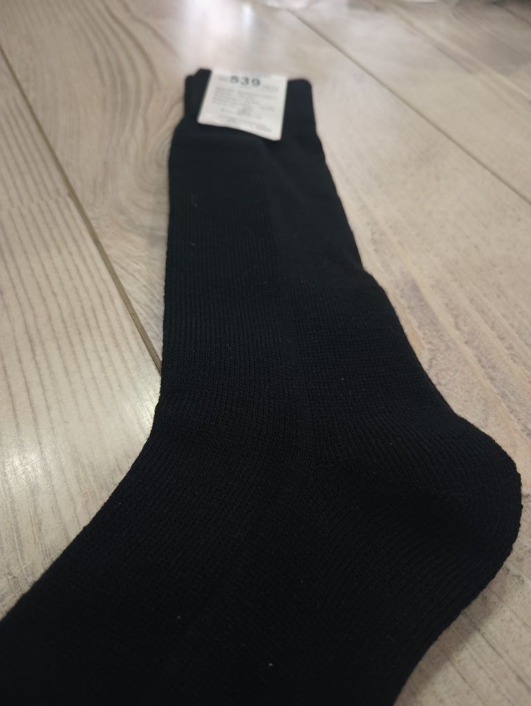Skarpety wojskowe zimowe wzór 539/MON r. 25-26 czarne