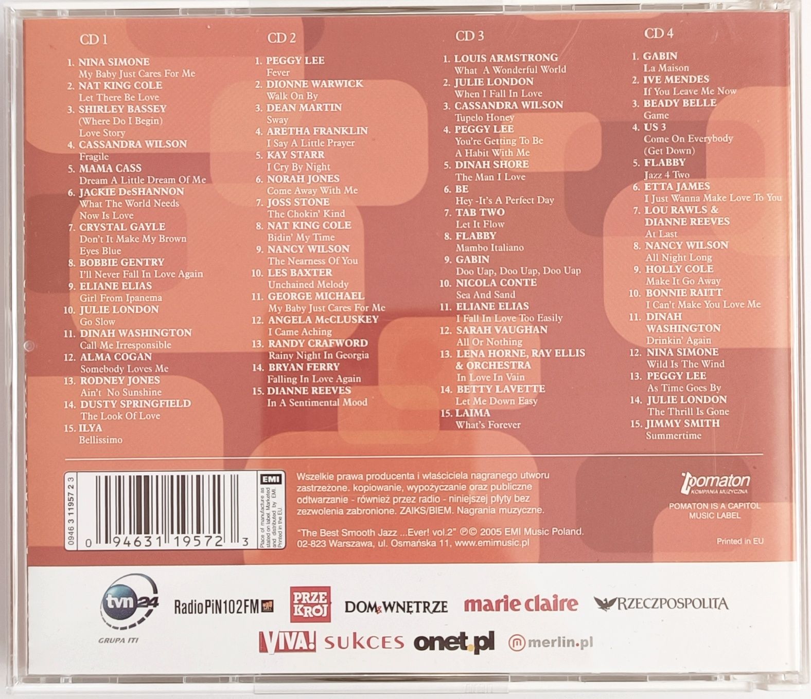 The Best Smooth Jazz Ever 4CD 2005r Norah Jones Ilya George Michael