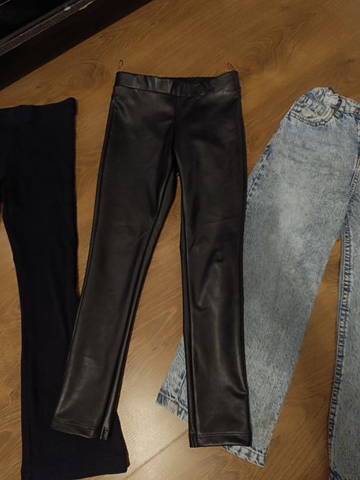 шкіряні штани, джинси для дівчинки