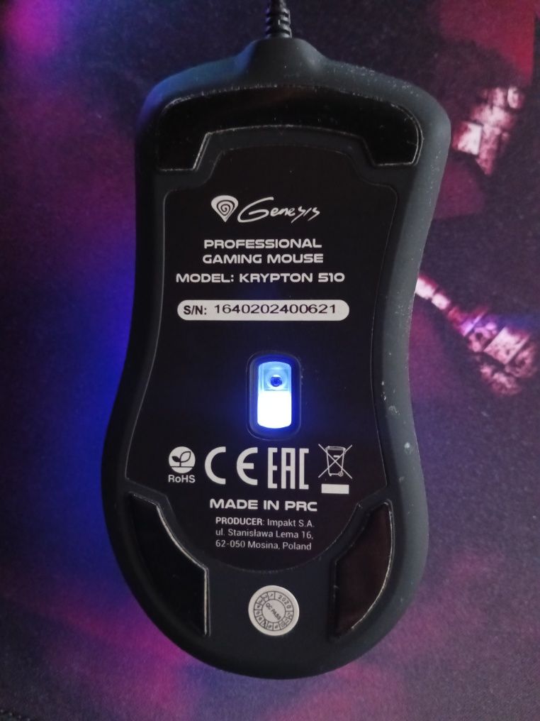 Myszka gamingowa do komputera Genesis Krypton 510