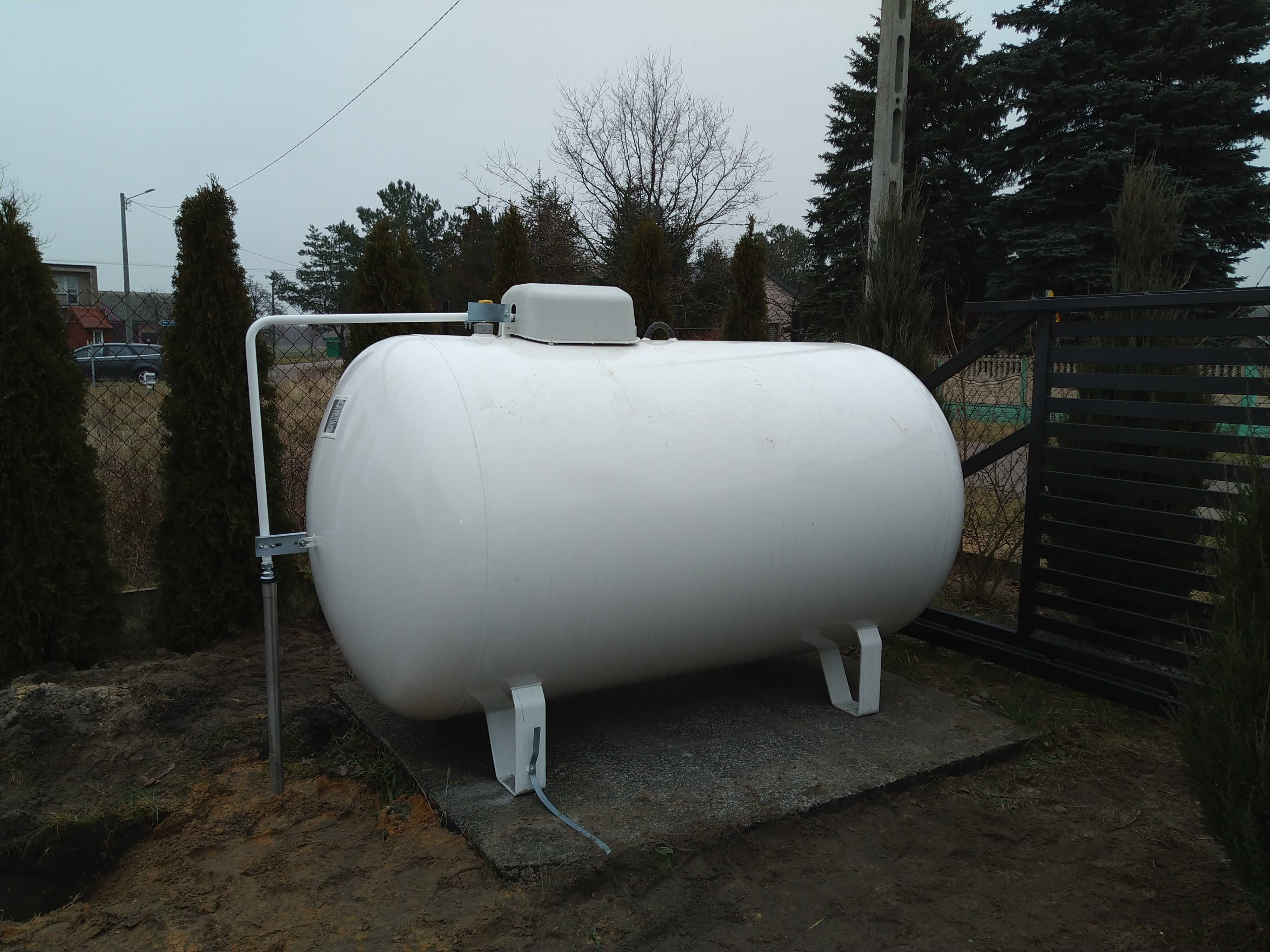 Zbiornik na gaz płynny LPG 2700L / 3600L / 4850L / 6400L naziemne