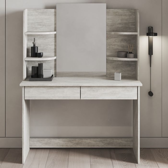 Стіл, туалетний стіл для макіяжу з шухлядою, столик з дзеркалом