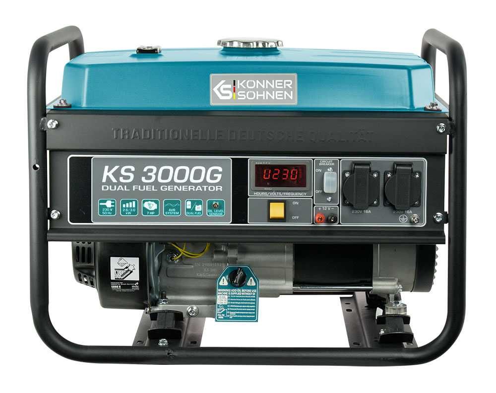 Газобензиновий генератор KS 3000G 2.6 кВт Könner & Söhnen