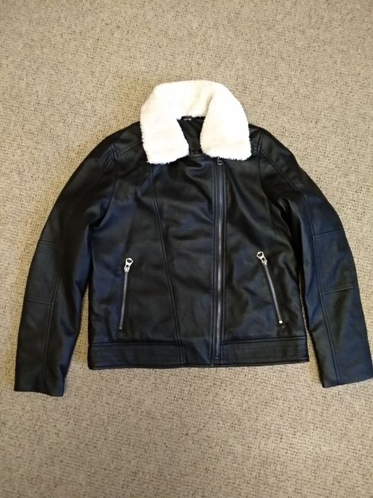 Дублянка авіатор коротка еко шкіра