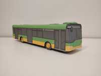 Model kartonowy duży autobus miejski MPK Poznań Solaris Urbino 12 dług