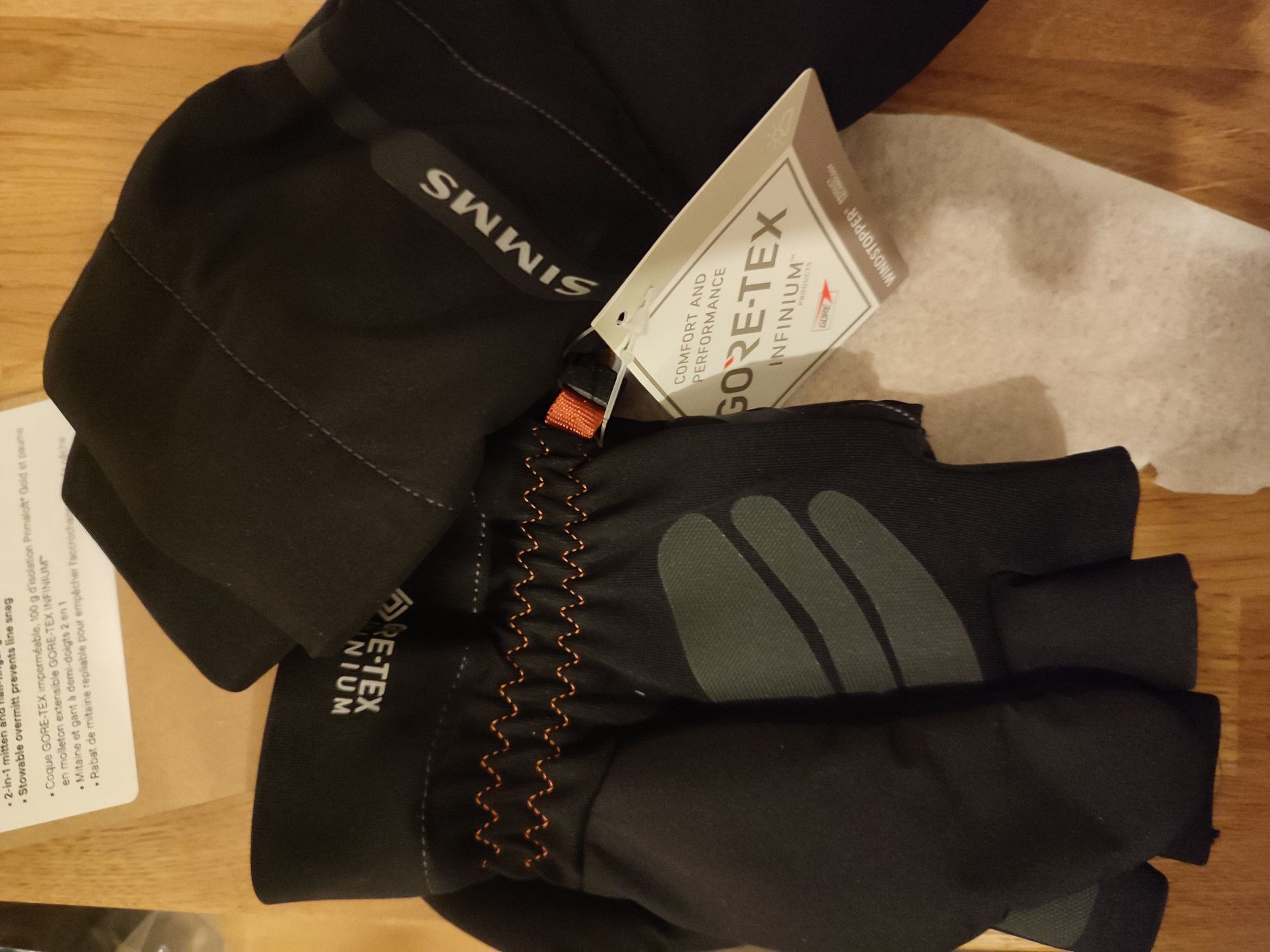 L i XL SIMMS GORE-TEX ExStream Foldover Mitt - ocieplane rękawice wędk