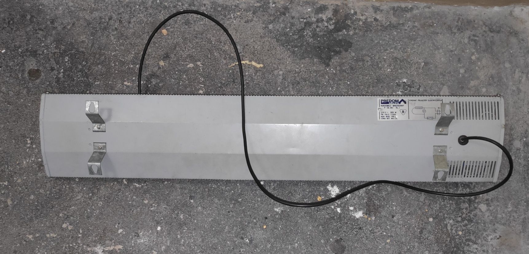 Grzejnik PREDOM Selfa 900W - PRL - TORUŃ