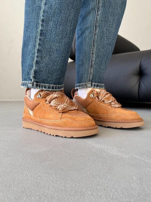 36-45 Руді зимові кросівки Угг UGG Lowmel Sneaker Chestnut,рижі ловмел