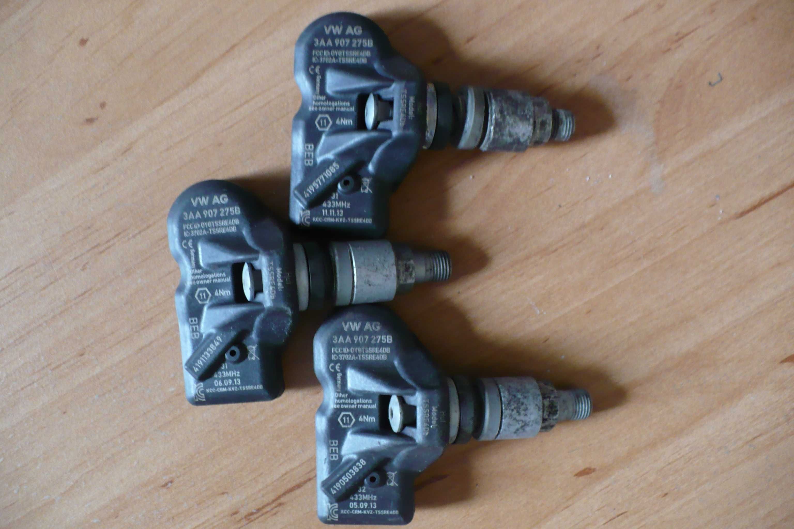 Czujniki ciśnienia TPMS Oryginał VW Passat CC, B7, Tiguan 3 szt.
