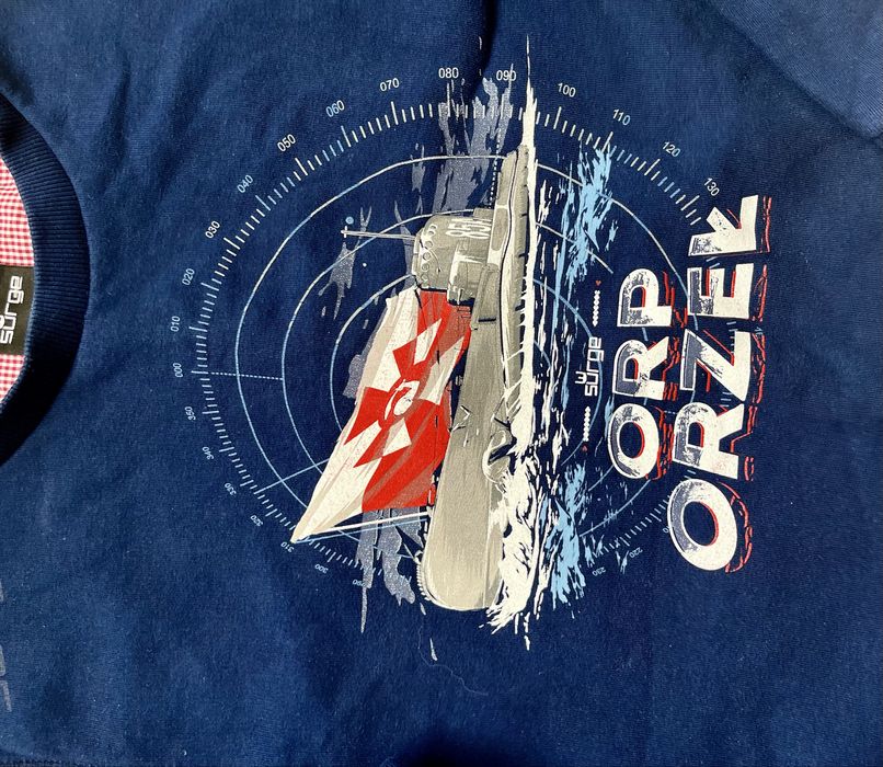 Surge bluza ORP Orzeł unikat bawełniana granatowa S/M casual