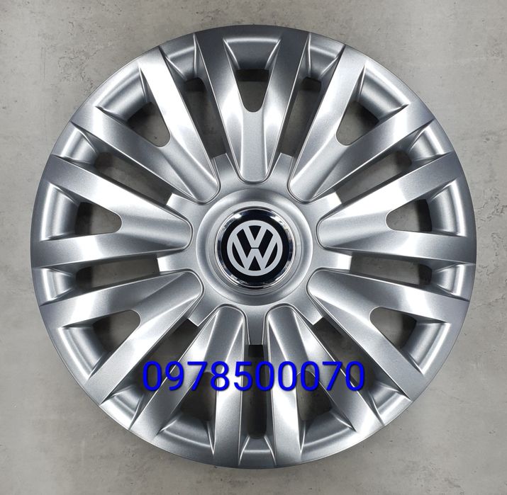 Ковпаки Фольксваген R15 Volkswagen Polo Fox T-Roc Passat Golf Jetta
