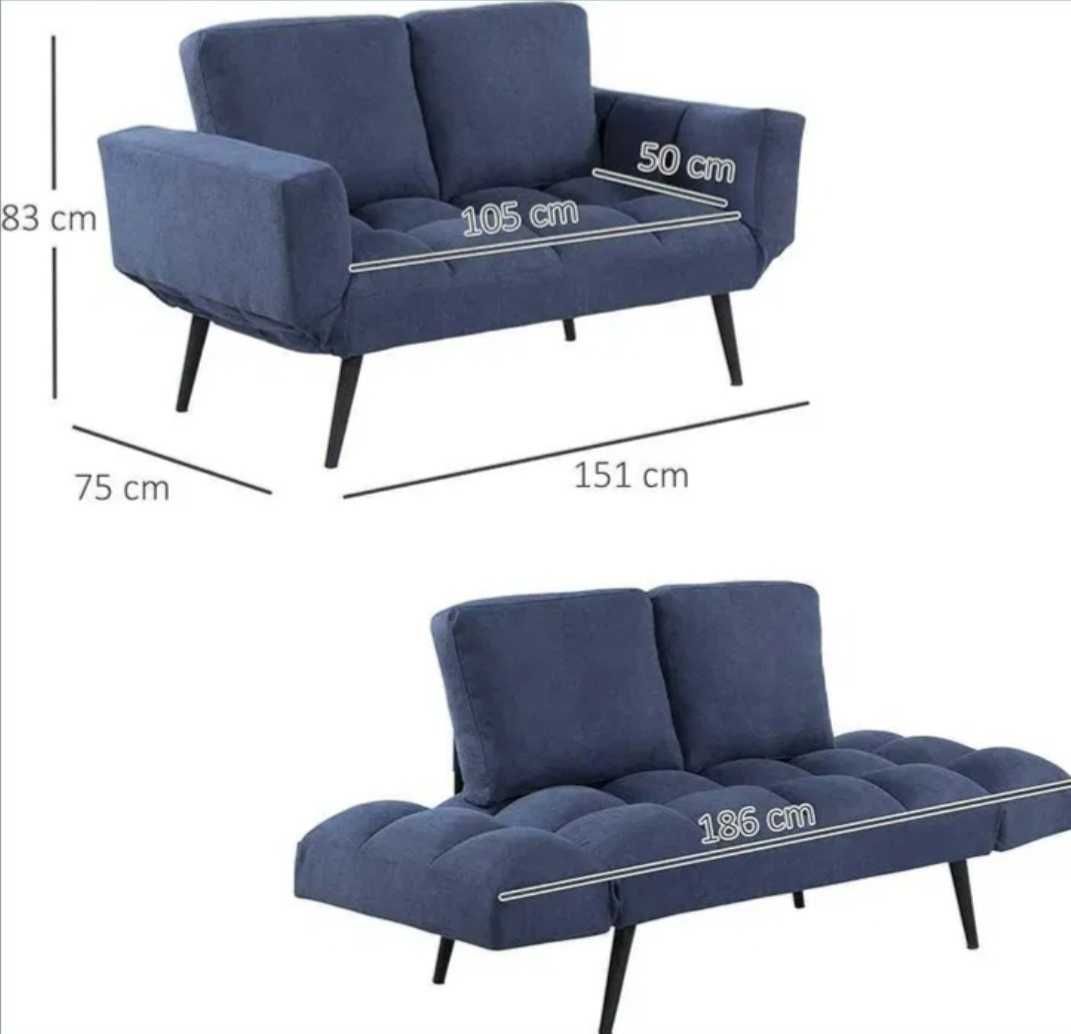 Nowa sofa dwuosobowa