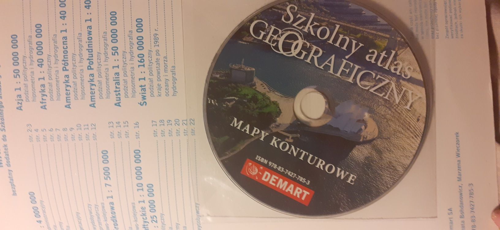 Szkolny atlas geograficzny +cd