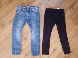 Spodnie 104 jeansy legginsy