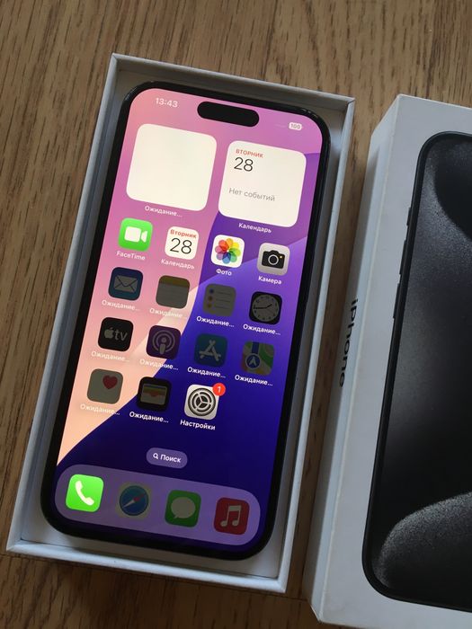 iPhone 15 Pro 256 ГБ. Физ карта.Неверлок