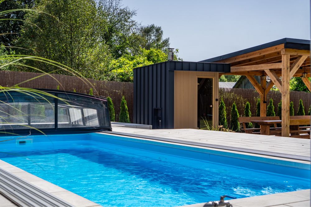 Domek z jacuzzi,  basen 30 stopni, 16 osob, sauna bilard, roztocze