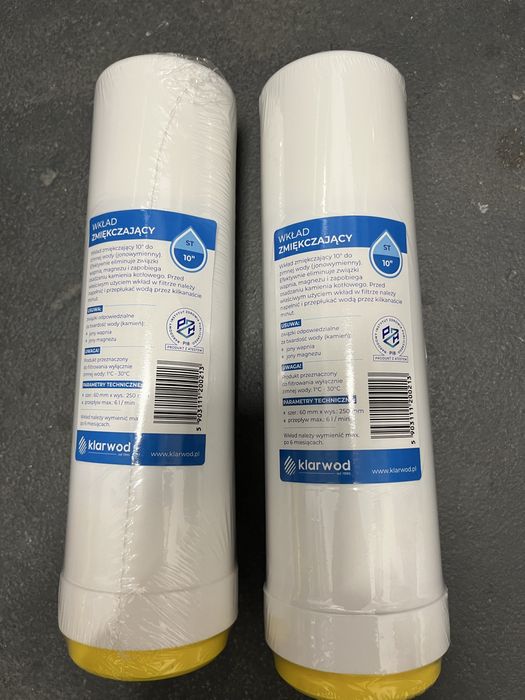 Filtry wstępne wody zmiękczające do korpusu narurowego 10”