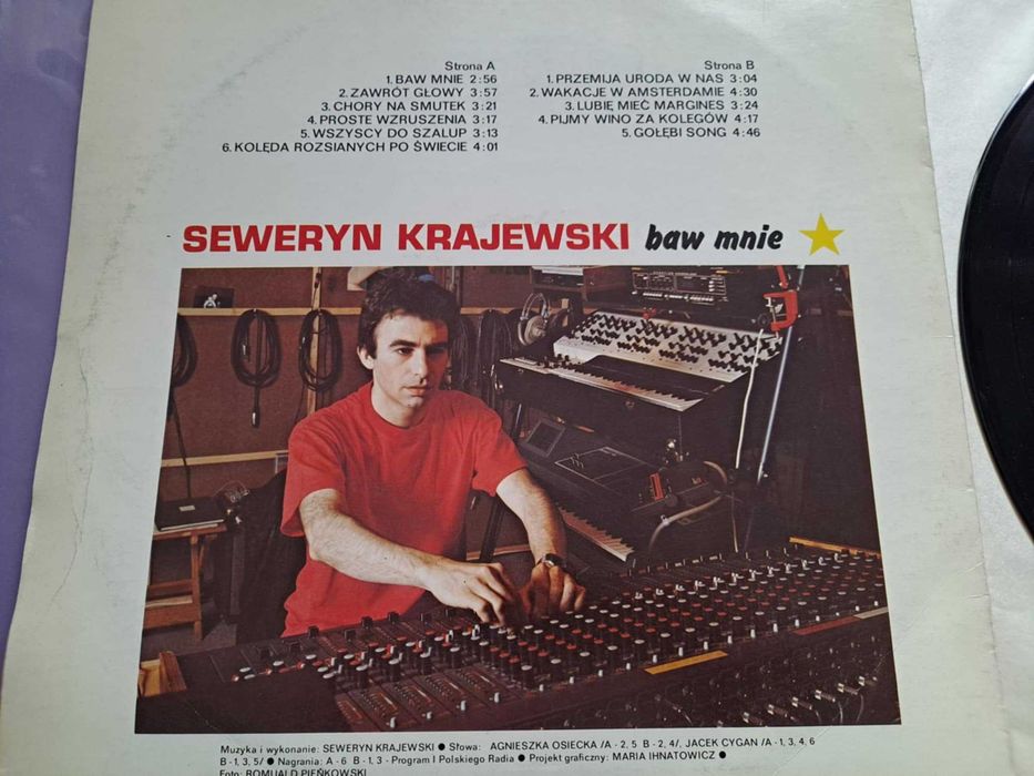 Seweryn Krajewski – Baw Mnie 1986 PŁYTA WINYLOWA