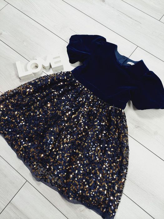 Святкова блискуча сукня Primark для дівчинки зр.122см