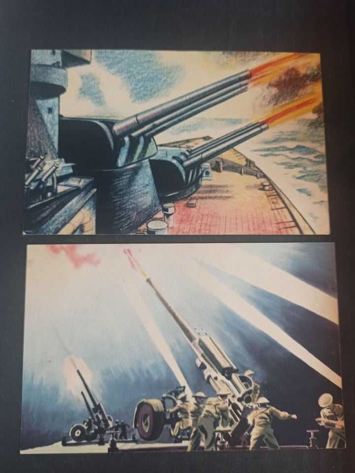 7 postais ilustrados da 2 Grande Guerra