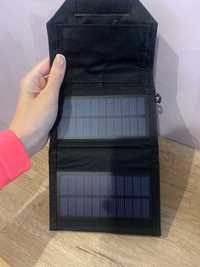 Портативное зарядное устройство на солнечной батареи 70w