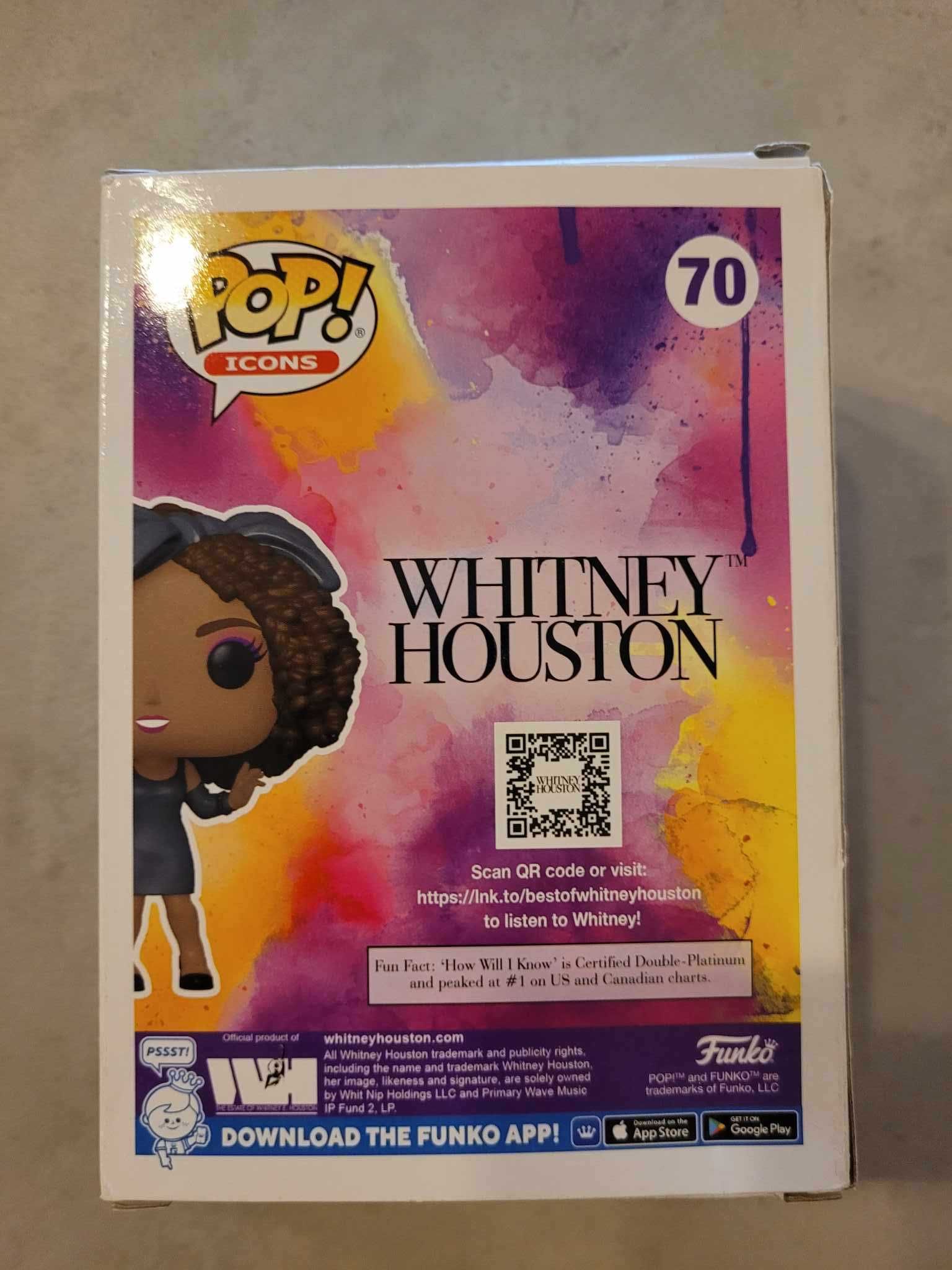 Funko Pop 70 Whitney Houston Icons