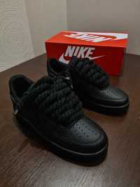 43 Nike air force 1 rope laces Black