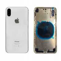 RAMKA KORPUS Obudowa Obudowy Korpusy Ramki Apple iPhone X Silver Nowy