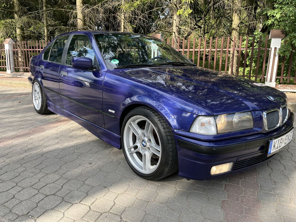 BMW E36 318i Velvet Blue Metalic Indywidual styling 66 Gwint KW