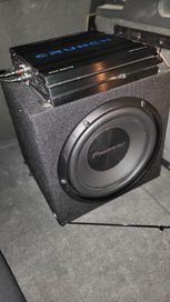 Głośnik niskotonowy/subwoofer Pioneer1300W+(wzmacniacz,kable)car audio