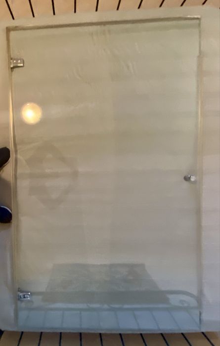 Porta de vidro temperado