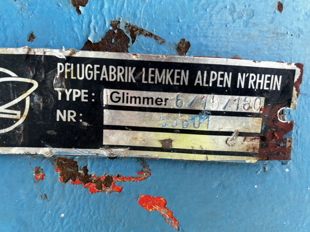 Lemken 6 pług zagonowy