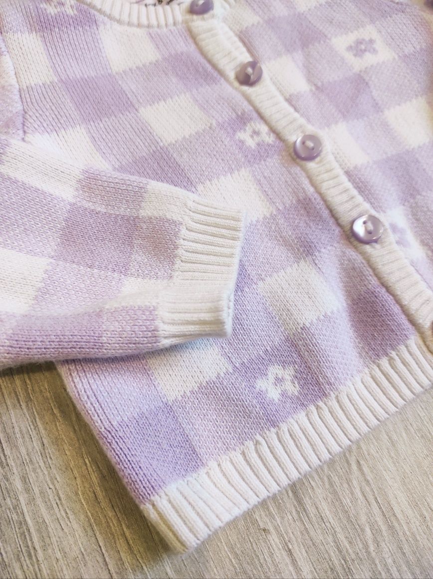 NOWY sweter kardigan niemowlęcy zapinany