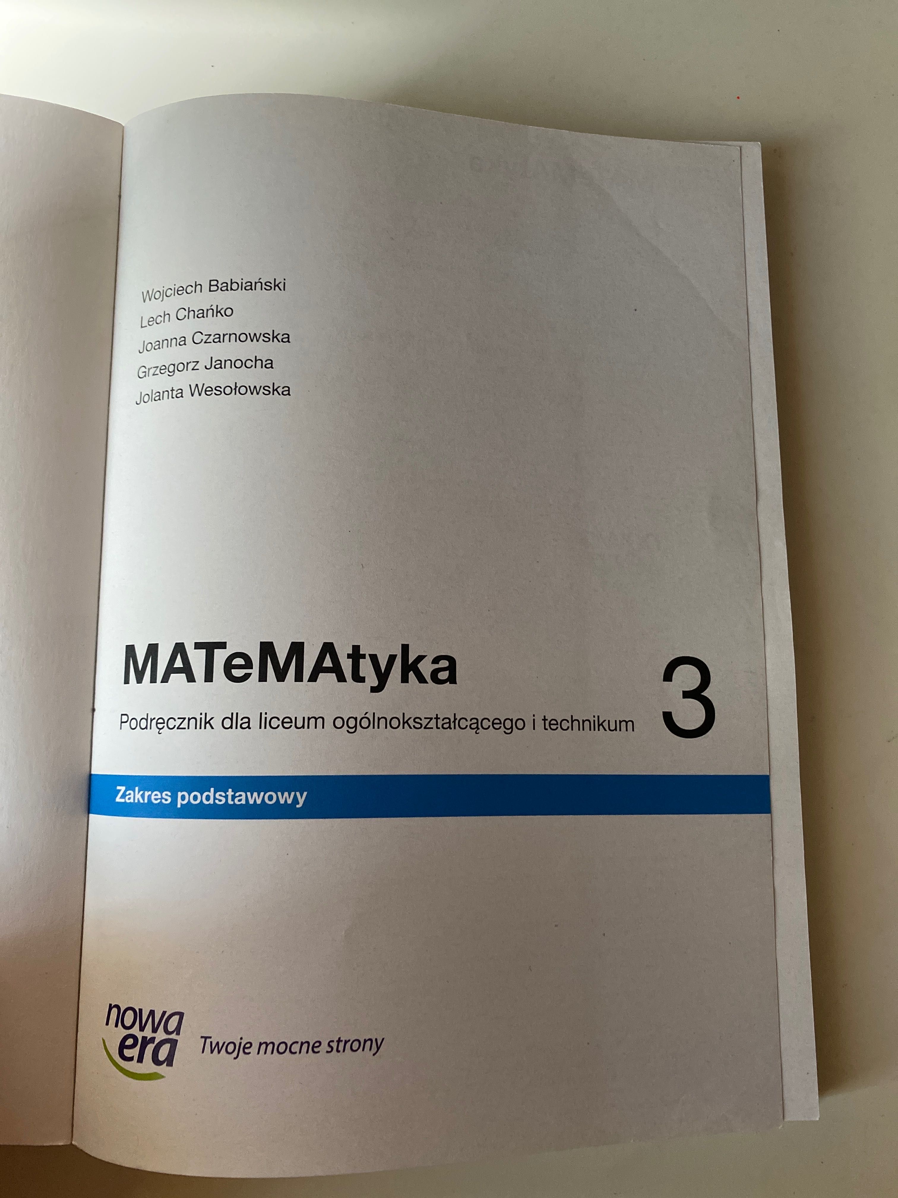 Matematyka 3 Podręcznik z matematyki