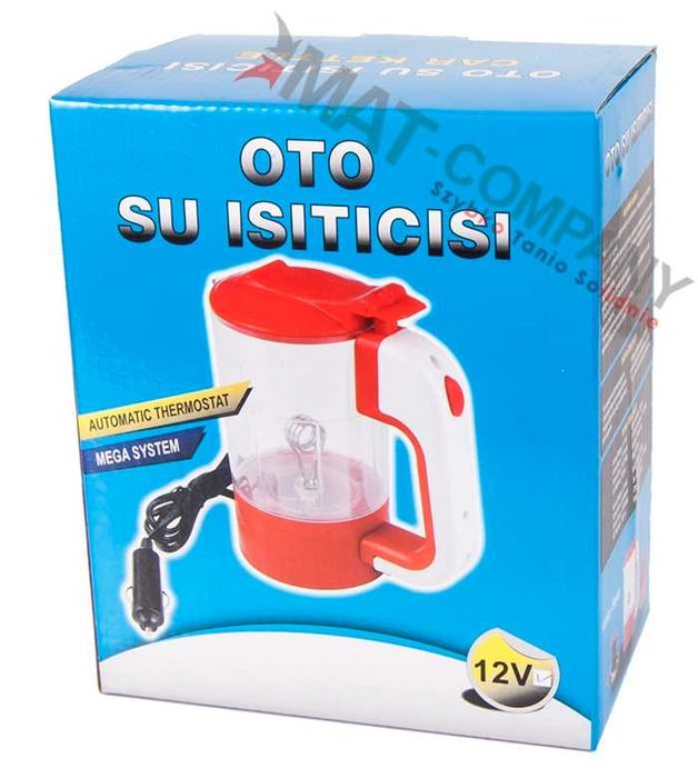 Czajnik samochodowy GRZAŁKA 12V / 24V 200W