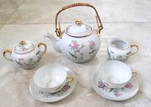 Serwis zestaw do kawy porcelanowy japonia litofania
