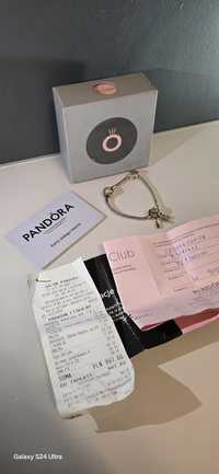 Bransoleta Pandora + charmsy