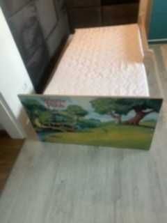 Łóżko dziecięce z materacem 180x90 w bardzo dobrym stanie