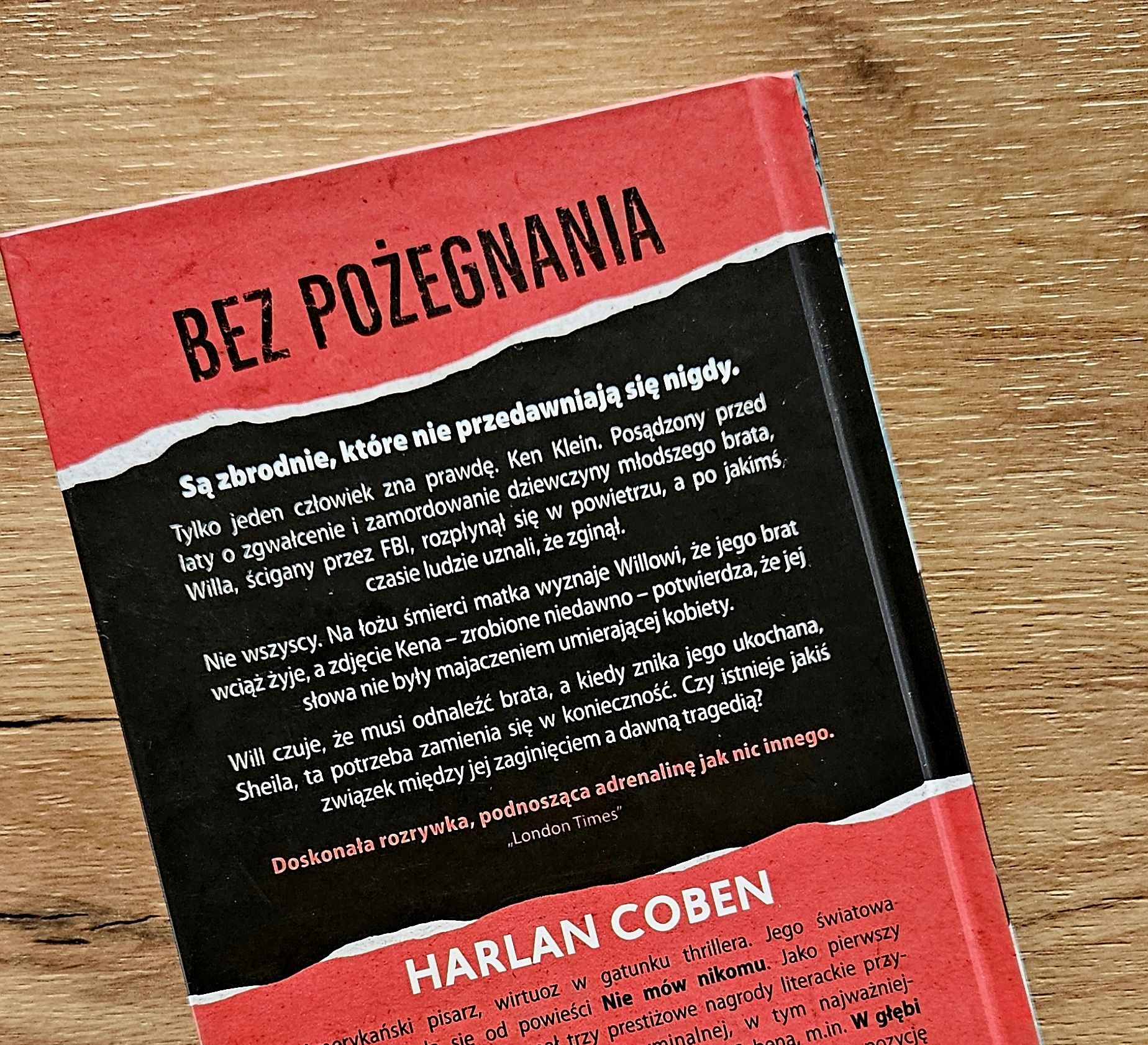 Harlan Coben "Bez Pożegnania".