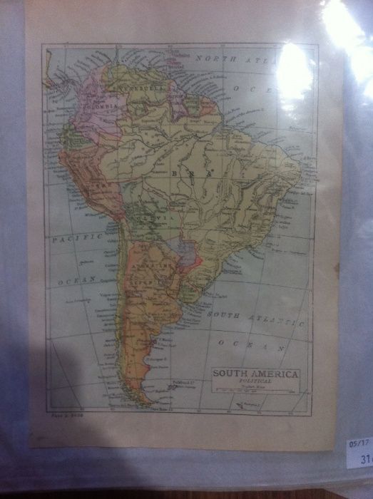 lote de 8 mapas Século XIX