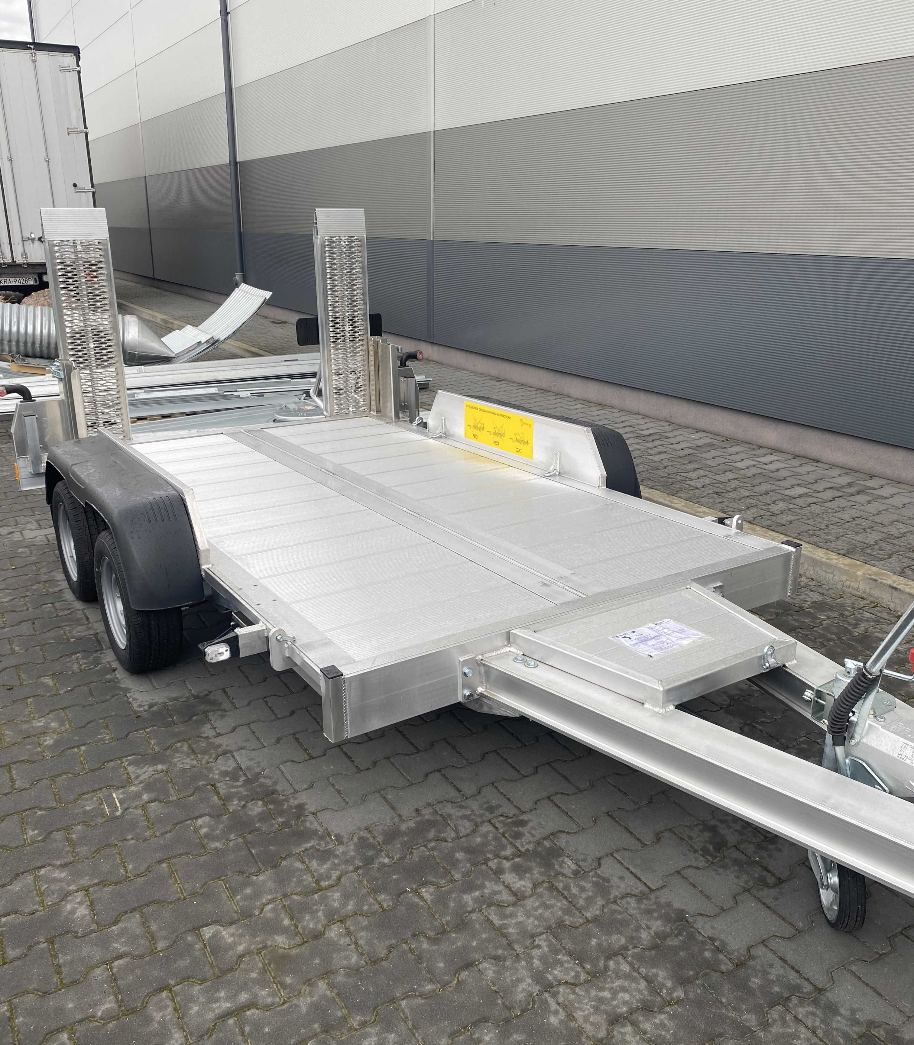 DMC 3,5 t przyczepa transportowa ładowność aż 2940 kg! n aluminiowa