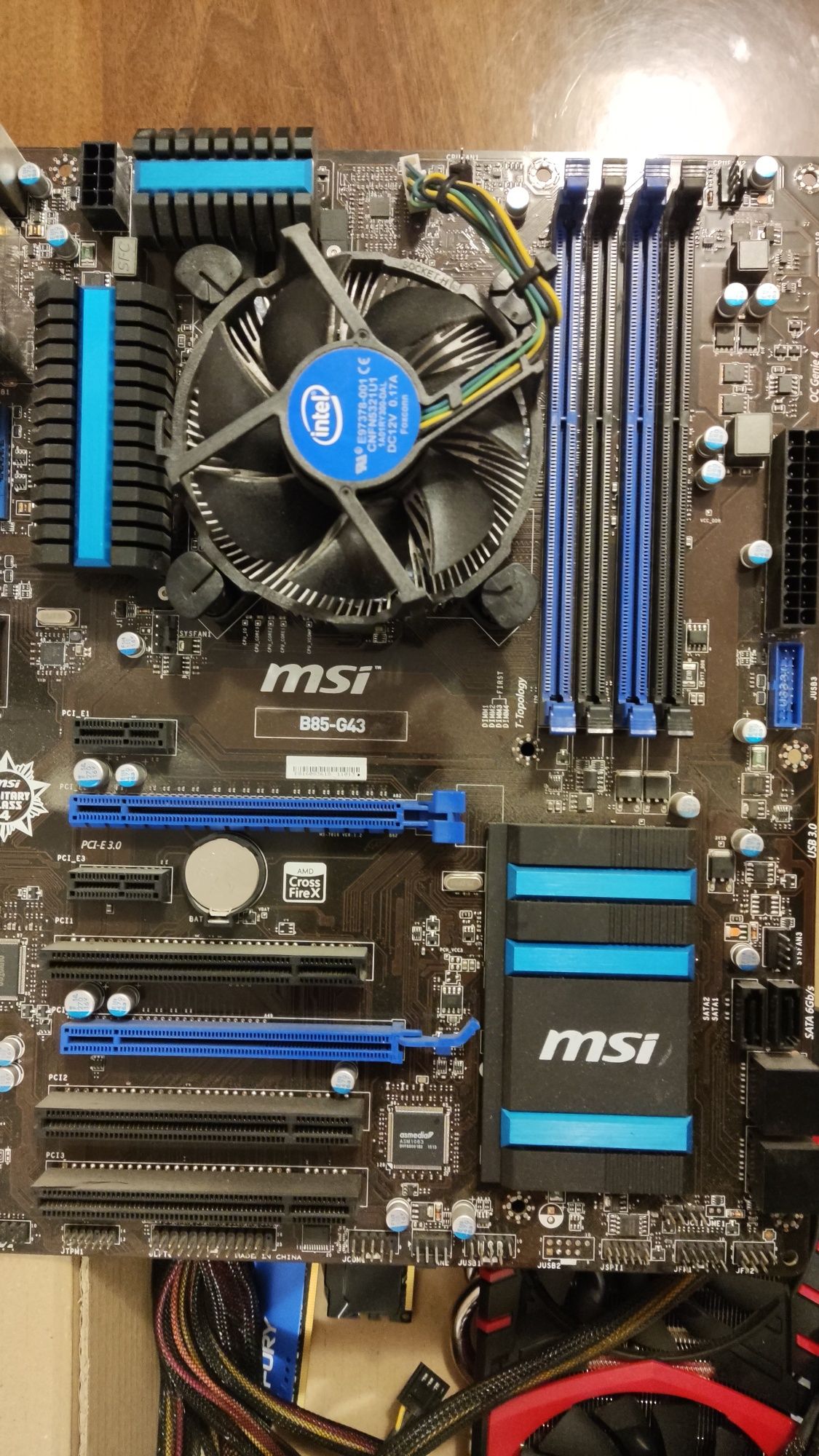 płyta główna MSI B85-G43 + Intel Core i5-4590