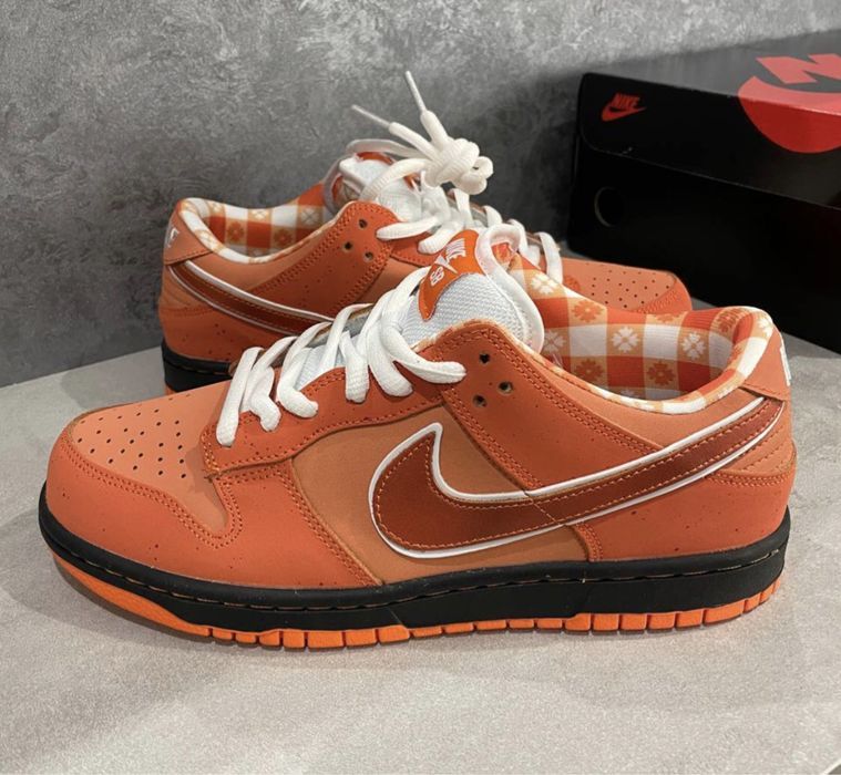 Кроссовки Nike SB Dunk Low Orange Lobster 36-45 Full Наложенный