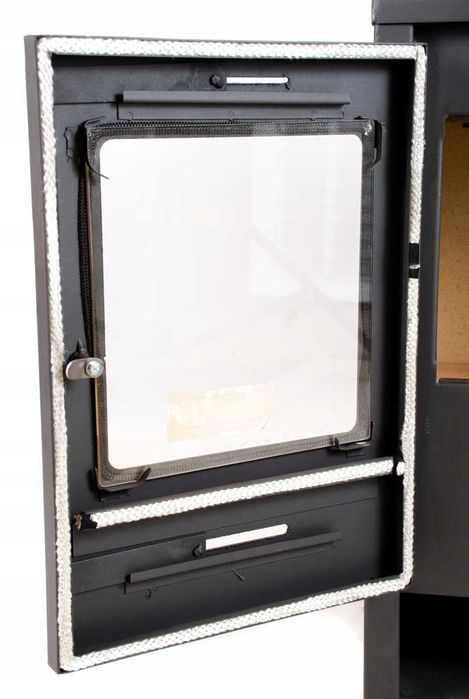 Zestaw PIEC stalowy EKO wolnostojący LEO SZAMOT KOZA + akcesoria