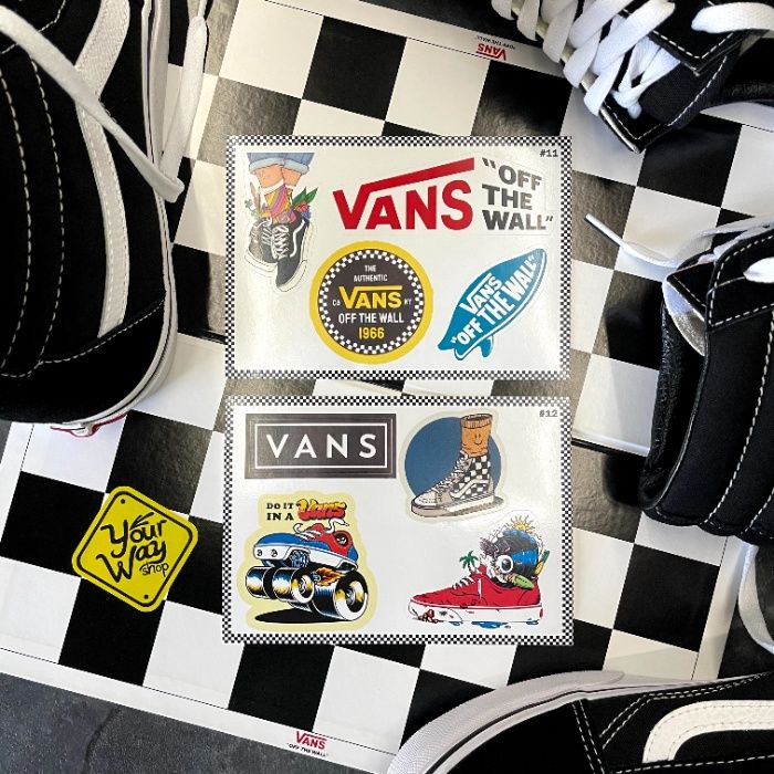 Стікерпаки, наклейки, стікери Vans