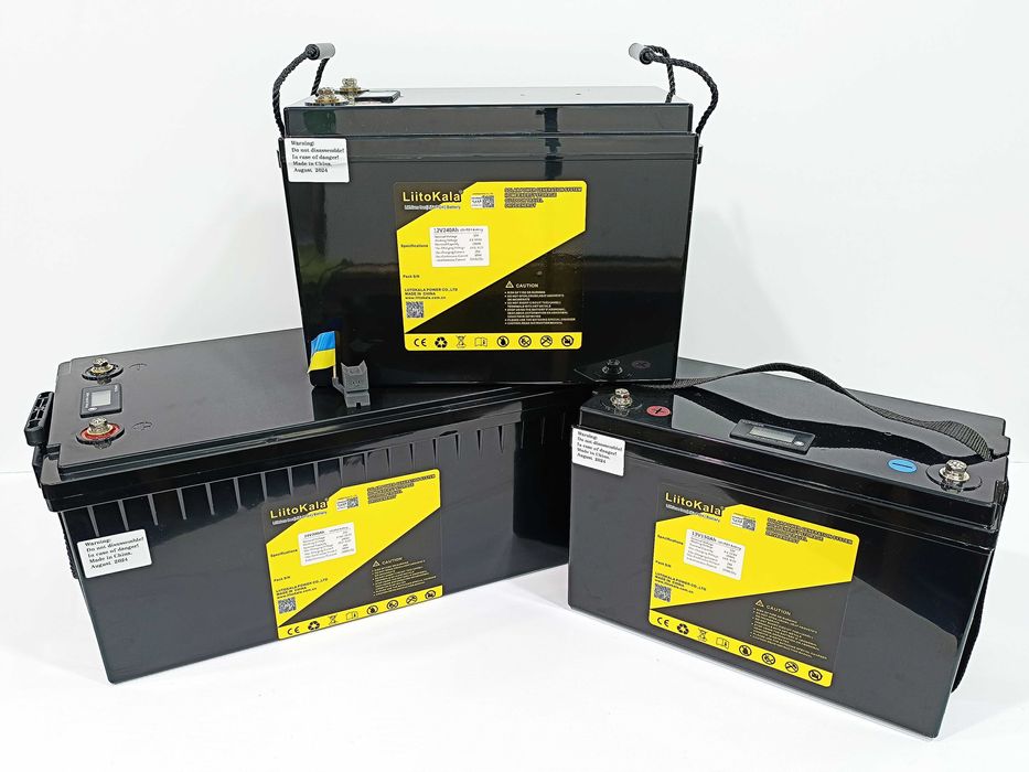 Акумулятор LiitoKala LiFePO4 24V150Ah+LCD Акумуляторна батарея 24 V